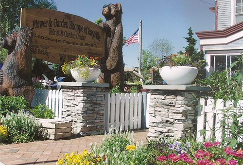 Sayville Flower and garden store front