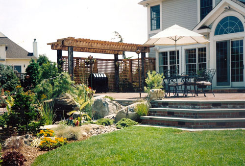 out door entertaining  by anchor landscape custom landscape design in massapequa long island