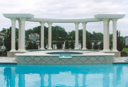 pool and spa design sayville long island by anchor landscape custom landscape design