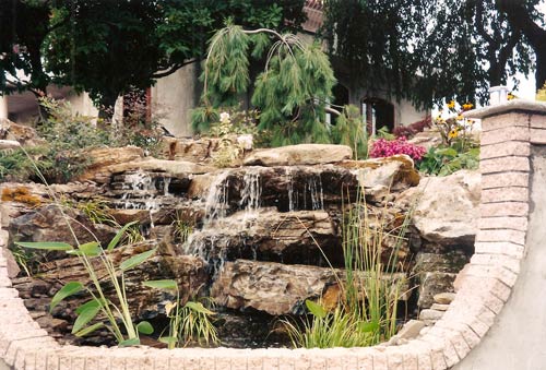 water gardens long island by anchor landscape custom landscape design masonry