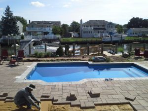 Massapequa Landscape Pool and Spa Design.